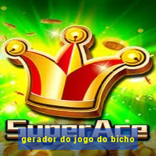 gerador do jogo do bicho