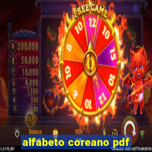 alfabeto coreano pdf