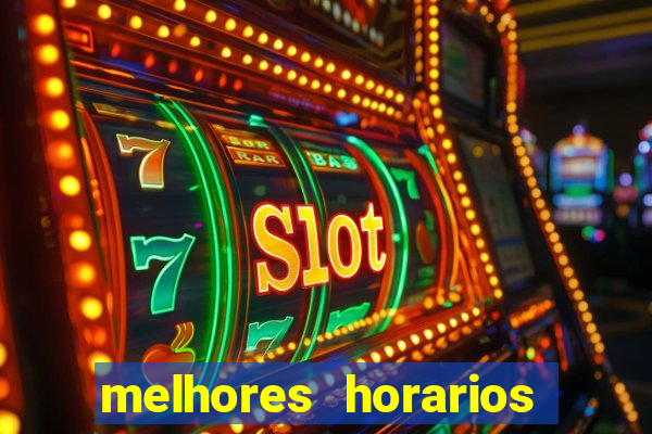 melhores horarios pagantes fortune tiger