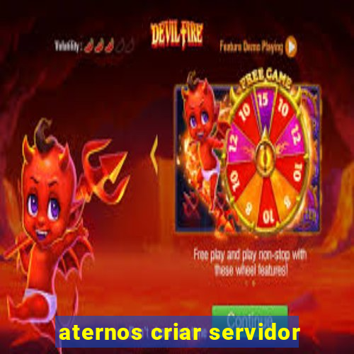 aternos criar servidor