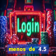 menos de 4.5 escanteios o que significa