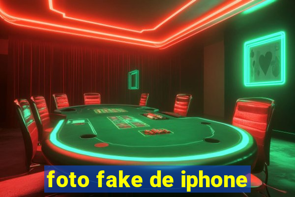 foto fake de iphone