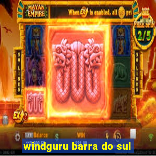 windguru barra do sul