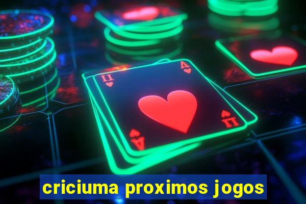 criciuma proximos jogos