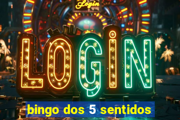 bingo dos 5 sentidos