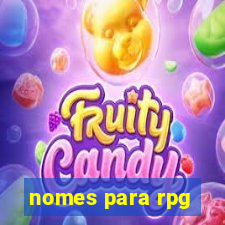 nomes para rpg