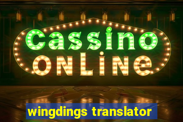 wingdings translator