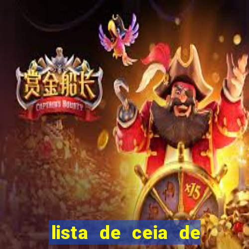 lista de ceia de natal completa