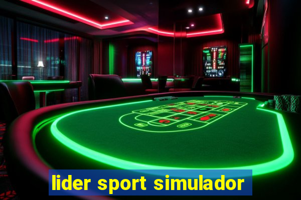 lider sport simulador