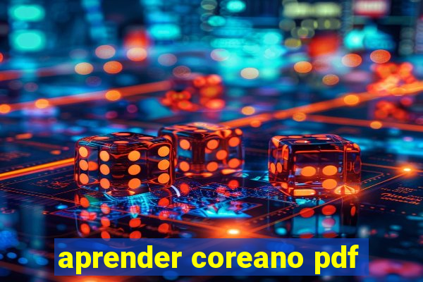 aprender coreano pdf