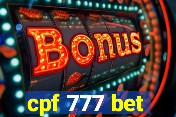 cpf 777 bet