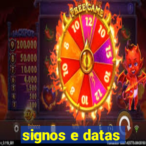 signos e datas